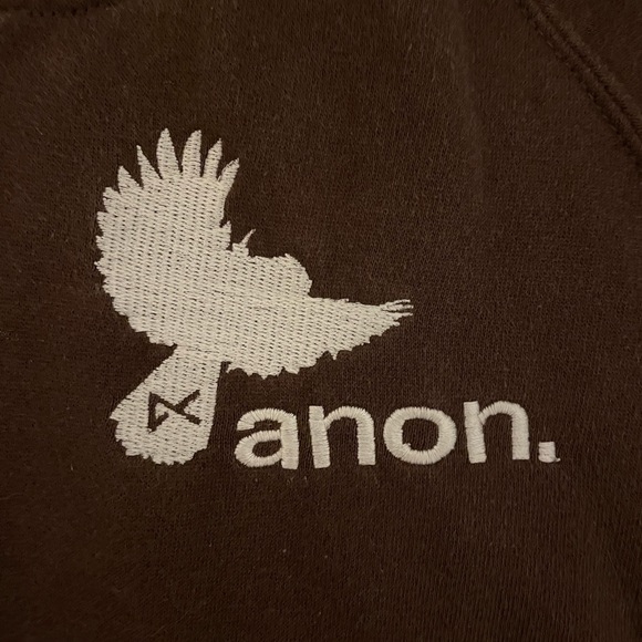 brown zip-up hoodie - Picture 2 of 2